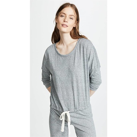 Eberjey Other - Eberjey Heather Slouchy Pajama Top in Grey Heather Size L